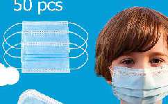 Chunlam - Kids Mask, 3-Ply Disposable Efficient Children Face Mask (Non-Medical)