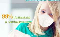 Chunlam - Kids KN95 Mask, Microcrystalline Titanium Silver Antibacterial Efficient Children KN95 Face Mask