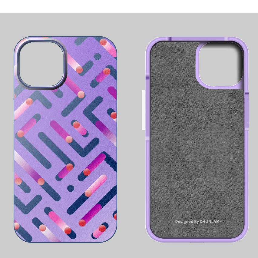Inlay Leather Case