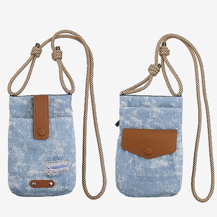 Denim Crossbody Organizer