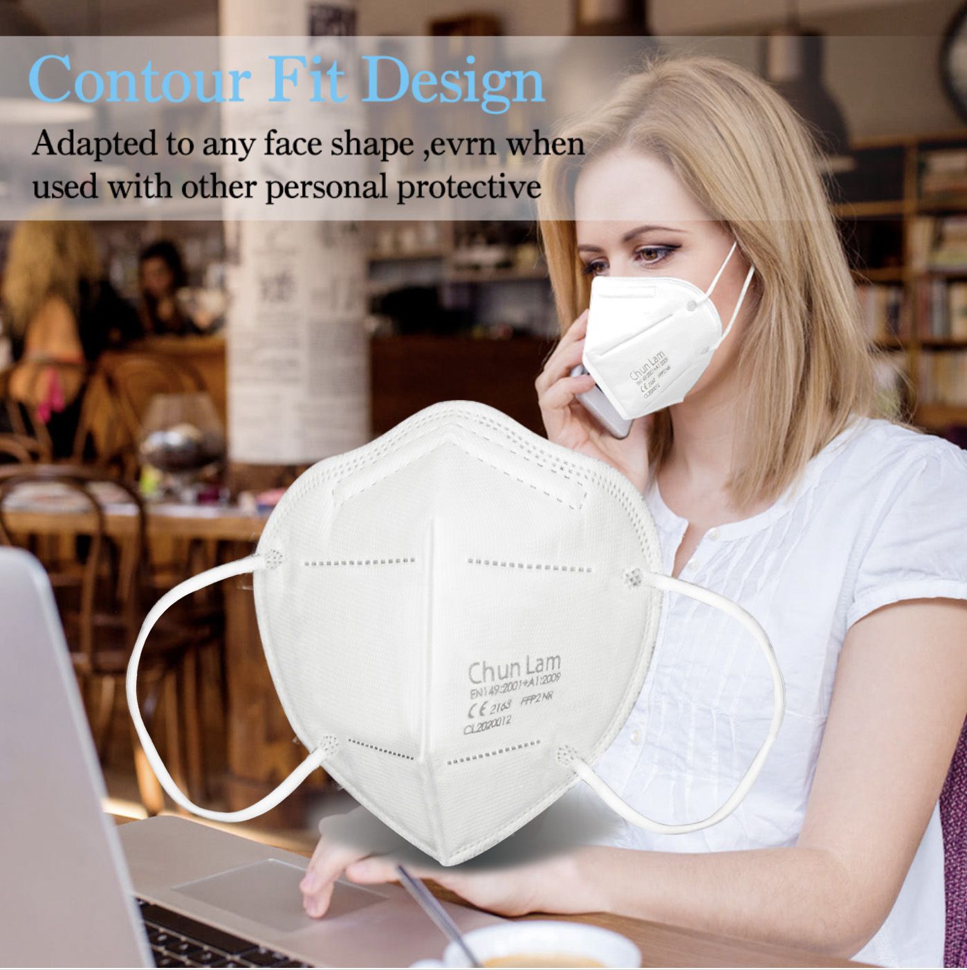 Chunlam - Disposable Efficient Face Mask Non-Medical (KN95)