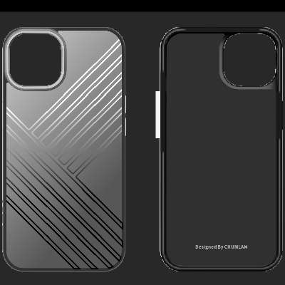 Iridescent Case in PC+TPU Combines Aluminum