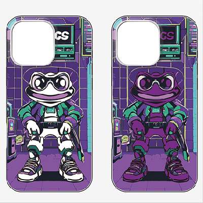 Color changing effect of IML case