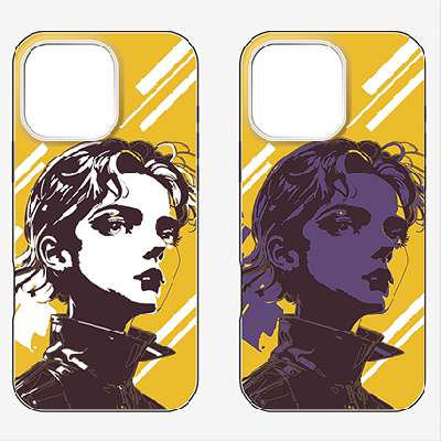 Color changing effect of IML case
