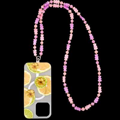IML phone case with bracelet strap