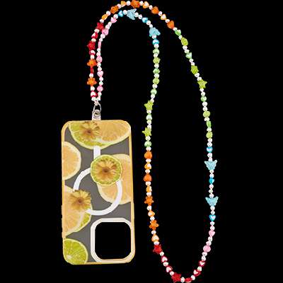 IML phone case with bracelet strap